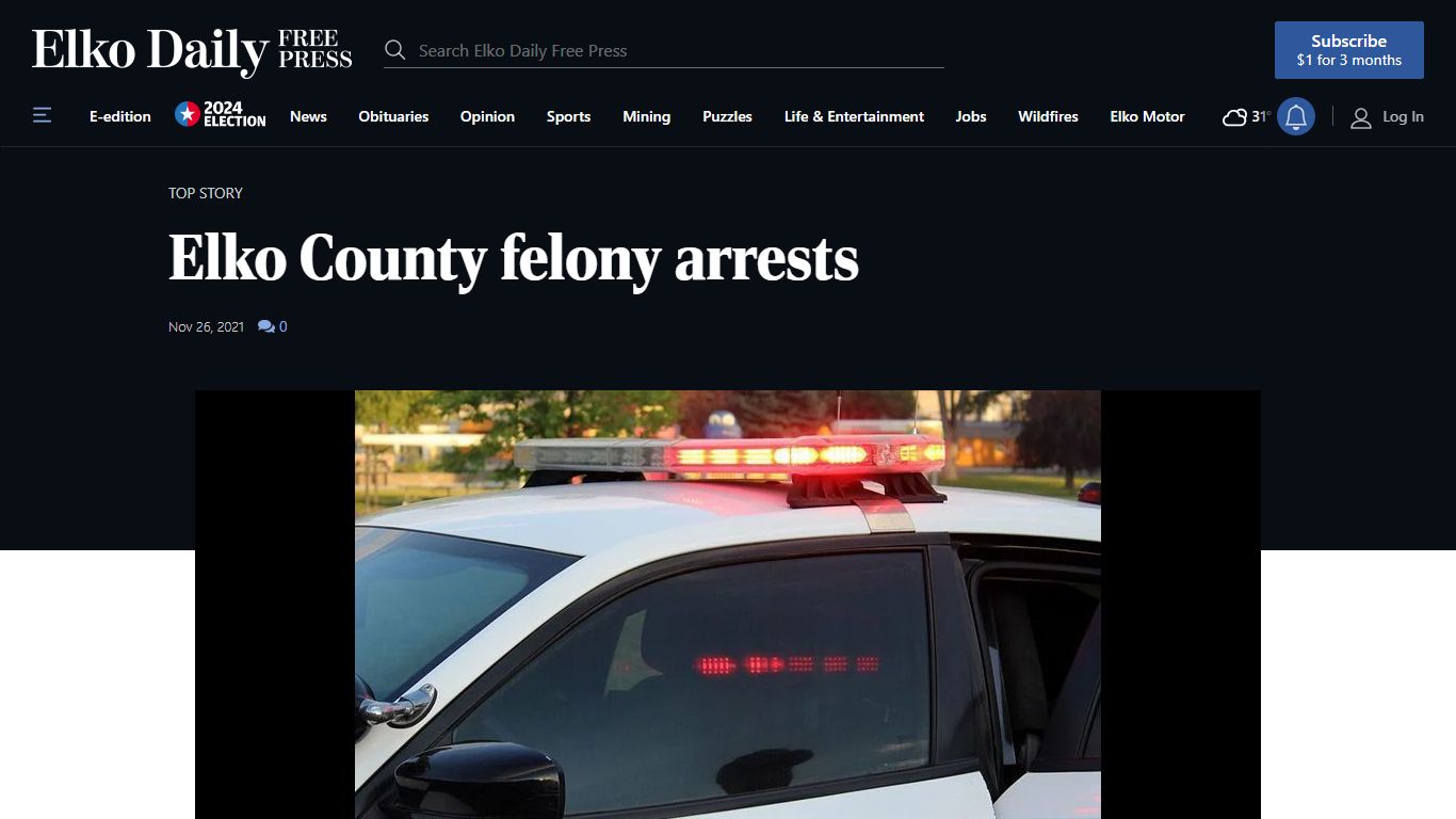 Elko County felony arrests - Elko Daily Free Press